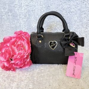 NWT Betsey Johnson Black Mini Bag